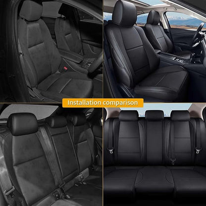 TTX LIGHTING Custom Fit Seat Covers for Mazda CX30 2020-2026 Full Set Black | Customized CX-30 Seat Covers, Premium Faux Leather, Full Coverage, Airbag compatible, Interior Upgrade, Pet-friendly - Image 5