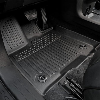Floor Mats for 2021-2026 Toyota Sienna 7-Seat Accessories | w/ Spare Tire, Full-Coverage Set with Cargo Liner, Odorless TPE, All-Weather Protection, 3D Laser Fit, No Trimming Required - Image 2