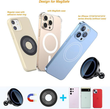 for MagSafe Wireless Charging Phone Holder with 20mm Ball Mount | Compatible with Bulletpoint Mounting Solutions, Magnetic Wireless Charger with Metal 20mm Ball Mount for MagSafe - Image 5