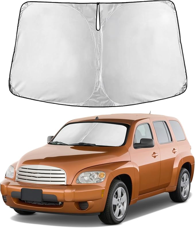 EcoNour Windshield Sunshade Compatible for Chevy HHR 2006-2011 | Sun Visor for Front Windshield & Window Sun Shade Cover, UV Heat Blocker & Protector, Car Accessories by EcoNour
