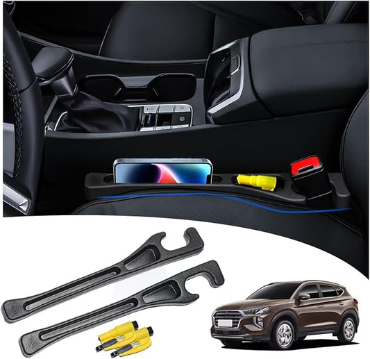 【Compatible with Hyundai Tucson】 Car Seat Gap Filler | No Drop Seat Guard Compatible with Hyundai Tucson Accessories Drop Seat Guards for Cars(2Pcs) Car Escape Tool(2Pcs) by OfficialFlagship
