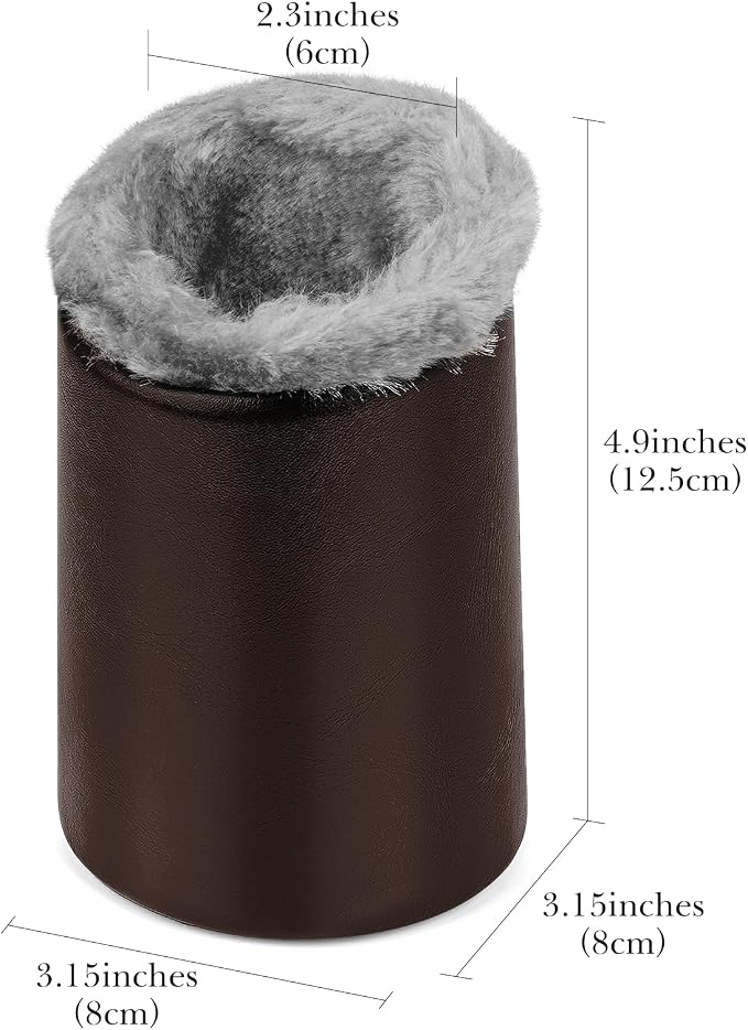 Linkidea Extra Large Sunglasses Stand for Car Cup Holder, Plush Lined Leather Eyewear Storage, Scratch Protection - Image 4