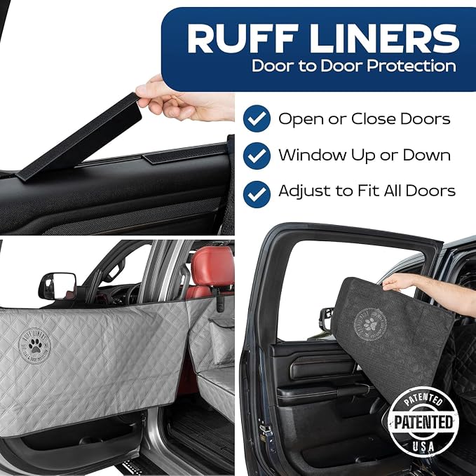 Ruff Liners Back Seat Extender for Dogs - As Seen on Shark Tank | Hard bottom adds 40% more space, holds up to 400 lbs, waterproof, machine-washable, heavy-duty Back Seat Cover for Dogs - Image 2
