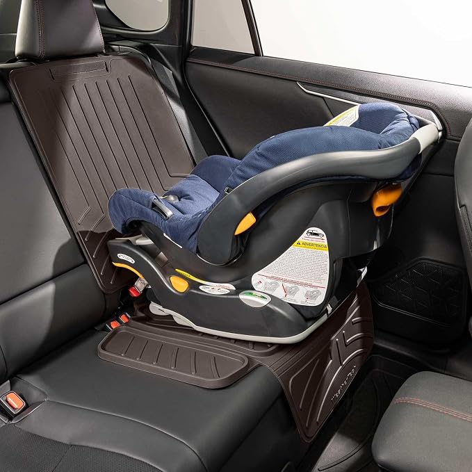 WeatherTech Child Car Seat Protector with Back Cocoa - Image 4