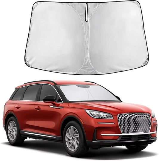 Autovir Windshield Sun Shade Fit for 2020-2024 2025 2026 Lincoln Corsair | Sunshade, Front Car Window Shades Sun Visor, Blocks UV Rays & Heat, Car Accessories by Autovir