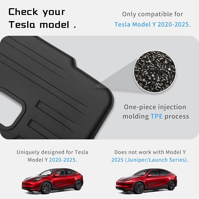 for Tesla Model Y Rear Seat Back Cover Seatback Liner Backrest Protector Accessories 5-Seater 2020 2021 2022 2023 2024 - Image 2