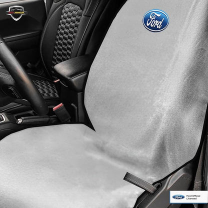 Seat Armour Seat Protector Towel for Ford – Soft Machine Washable Car Seat Cover Towel – Easy to Install, Multipurpose Car Seat Towel – Gray - Image 7