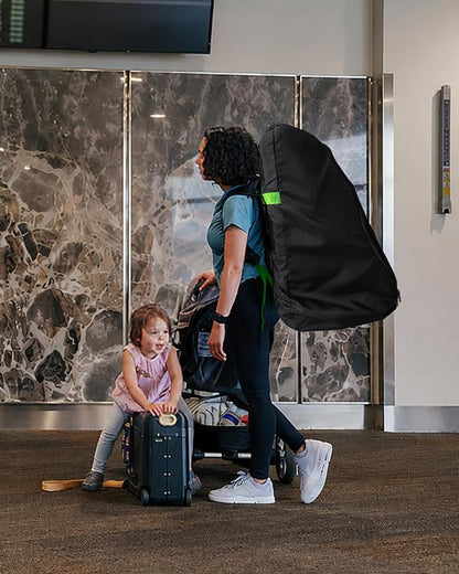 Car Seat Travel Bag for Airplane, Carseat Bag Air Travel with Padded Straps | Large Carseat Bags for Air Travel, Carseat Storage Bag Backpack for Airport, Carseat Cover Travel - Baby Travel Essential - Image 7