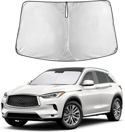 Autovir Windshield Sun Shade Fit for 2019-2024 2025 2026 Infiniti Qx50 | Sunshade, Front Car Window Shades Sun Visor, Blocks UV Rays & Heat, Car Accessories by Autovir