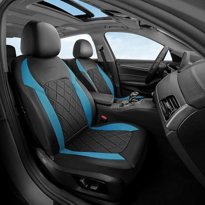 Coverado Car Seat Covers, Seat Covers Full Set, 5 Seats Automotive Seat Cover, Mesh Breathable Seat Protectors, Universal Fit for Most Cars - Image 8