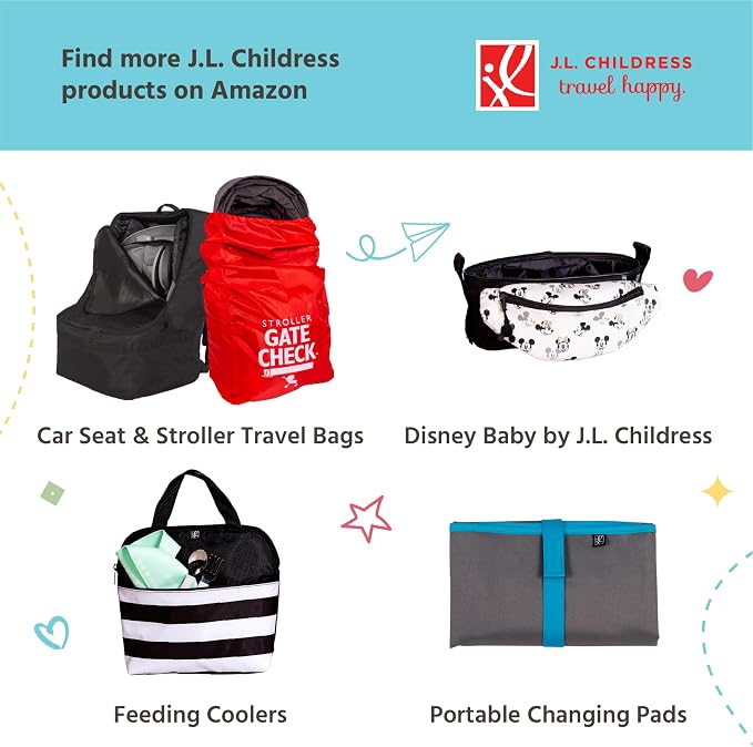 J.L. Childress 3-IN-1 Kids Car Travel Tray & Tablet Holder, Grey Teal - Image 8