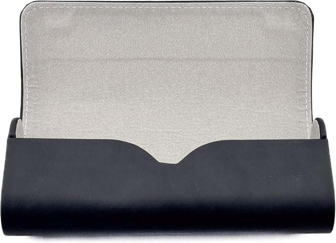 | Magnetic Leather Glasses Case for Cars | Adhesive Mount Sunglasses Holder with Contrast Stitching | Stylish and Functional Design | Fits Tesla Models for Secure Storage and Easy Access - Image 8