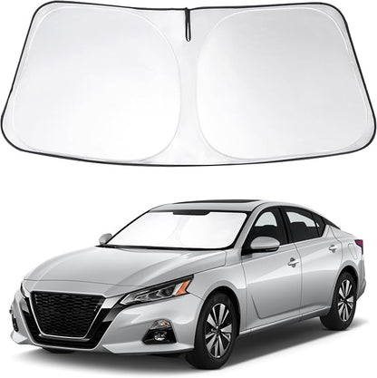 Windshield Sun Shade Sunshade for 2019-2025 2026 Ni-ssan Altima | Full covered for windshield, Foldable & Durable, Block UV Rays, Reduce Heat, Easy to install, Keeps Car Cooler by LHFLIVE