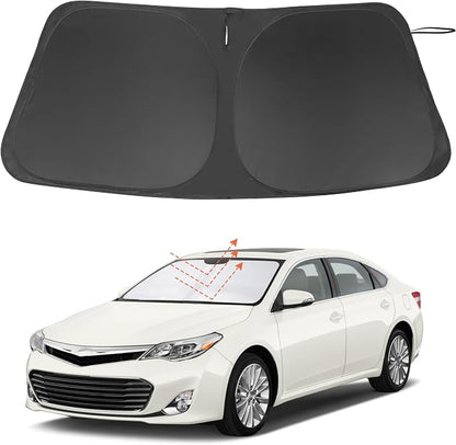 Windshield Sun Shade for 2013-2018 Toyota Avalon Accessories | Full covered for windshield, Foldable & Durable, Block UV Rays, Reduce Heat, Easy to install, Keep Car Cooler by LHFLIVE