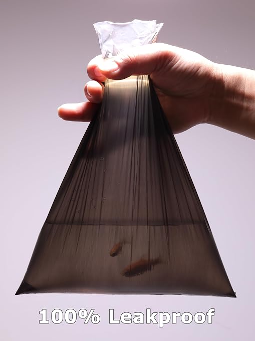 Ginsco 0.8 Gallons Disposable Trash Bags for Mini Car Trash Can, Portable Small Car Garbage Bags, Cars Accessories, Mini Trash Bags, Plastic Trash Bag for Cars/Home/Office (6 Rolls/90 Counts) Black - Image 8