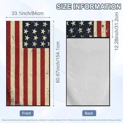 Horeset American Flag Multi-Function Car Seat Towel Cover – Beach Towel & Gym Towel for Car Seat, Absorbent Sand Proof Sweat Protector for SUV Sedan Truck, Patriotic Design,1pcs - Image 9