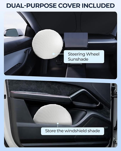 for Ford Transit 2015-2026 Windshield & Front Side Window Sun Shade | Privacy Sun Shade Set for Front Windshield Side and Rear Windows, Full Window Covers Keeps Vehicle Cool for Camping Napping - Image 4