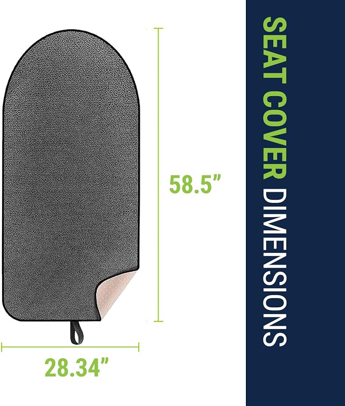 Season Guard Waterproof Towel Seat Cover, Universal Fit Non-Slip Font Cover - Image 6