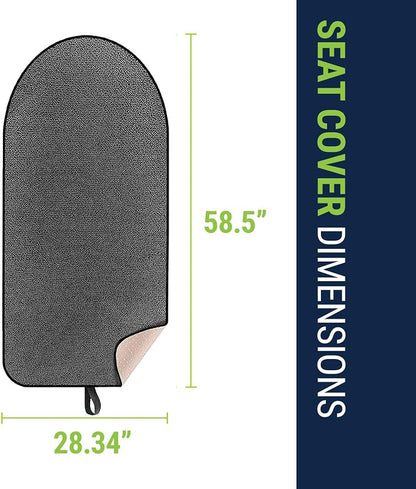 Season Guard Waterproof Towel Seat Cover, Universal Fit Non-Slip Font Cover - Image 6