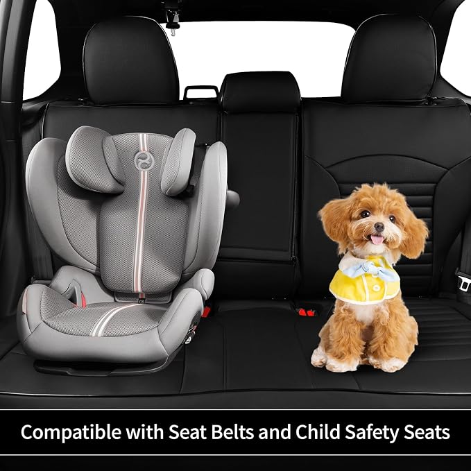 EKR Car Seat Covers for Subaru Forester 2026(Only Base),Full Set | Custom Fit for Subaru Forester 2026 Base,Factory-Style Interior Upgrade,Easy-Wipe Protection,Faux Leather(Black) - Image 8