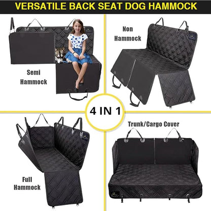 Meadowlark Dog Car Seat Cover, X-Large Heavy Duty Pet Seat Cover for Back Seat, Extra Padded Non-Slip Dog Hammock, Water-Resistant Back Seat Protector for Cars Trucks and SUVs (64” W x 60" L) - Image 3