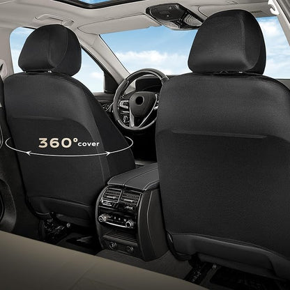 Coverado Car Seat Covers Full Set, Automotive Front and Rear Seat Covers with Backrest, Nappa Leather Car Seat Protectors Waterproof, Universal for Most Vehicles - Image 7