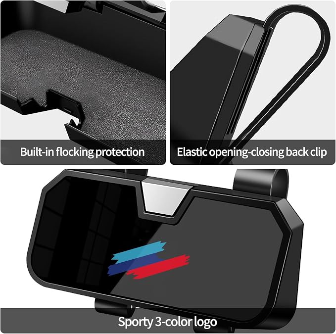 Sunglasses Holder for Car Visor Leather Eyeglasses Organizer Case for BMW X3 X5 X7 X1 3 4 2 5 Series Accessories - Image 6