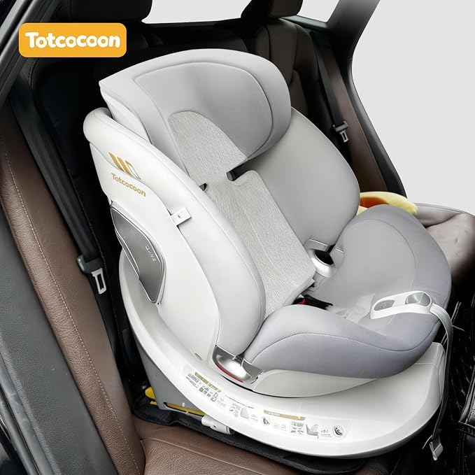 Car Seat Protector 2-Pack with Custom Zipper Storage Bag — Thickest Padding Seat Cushion Mat, 600D Oxford Waterproof Fabric, Non-Slip Backing, Mesh Pockets - Image 3