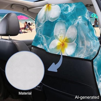 Horeset Tropical Flower Car Seat Towel Cover – Absorbent Sand Proof & Soft, Multi-Function for Beach/Gym, Universal Fit for SUV Sedan Truck - Image 6