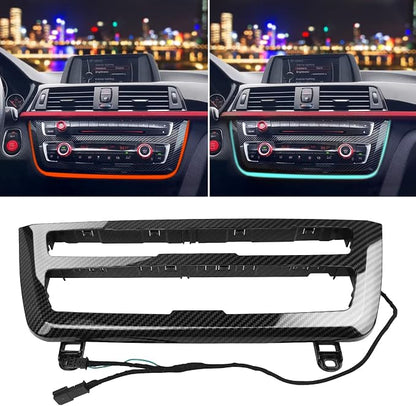 Jaronx for BMW LED Console Panel Ambient Light for 3' F30 F31 4' F32 F33 | Radio AC Control Panel Ambient Lights Console Panels Replacement with Dual Color LED Lighting by Jaronx