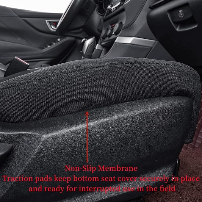 coverdream Forester Car Seat Covers Custom Fit for 2009-2013 Subaru Forester Seat Covers,Rear Seat Without Cup Holder,Full Coverage Polyester Seat Protector(Full Set,Black) - Image 7
