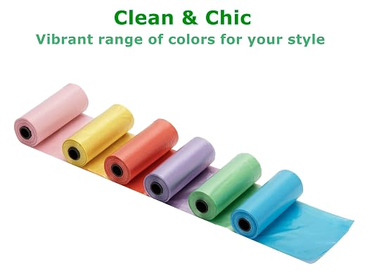 Ginsco 0.8 Gallons Disposable Trash Bags for Mini Car Trash Can, Portable Small Car Garbage Bags, Cars Accessories, Mini Trash Bags, Plastic Trash Bag for Cars/Home/Office (12 Rolls/180 Counts) Green - Image 4