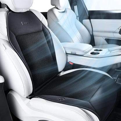 Cooling Car Seat Covers Blowing & Suction Ventilated Car Seat Cushion with 8 Turbo Fans 12V-24V 3-Speed Adjustable Car Seats Cooling Pad Universal Fit for Car SUV Truck Van Summer Driving by FLORICH