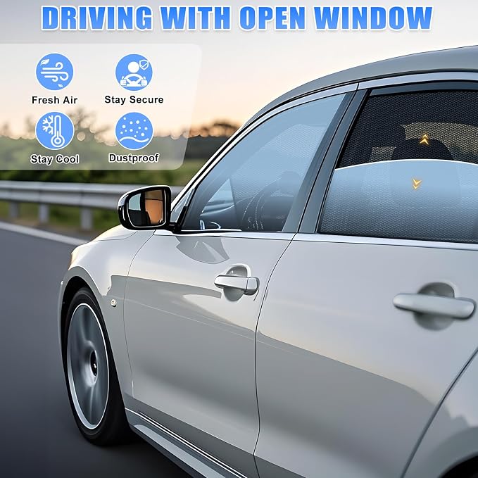 ZATOOTO Subaru Forester Sun Shade 2019-2024, UV Heat Protection | 99% UV Block, Heat Reduction, Camping Privacy, Strong Magnets, Baby Pet Protection, Road Trip Comfort, Easy Install - Image 5