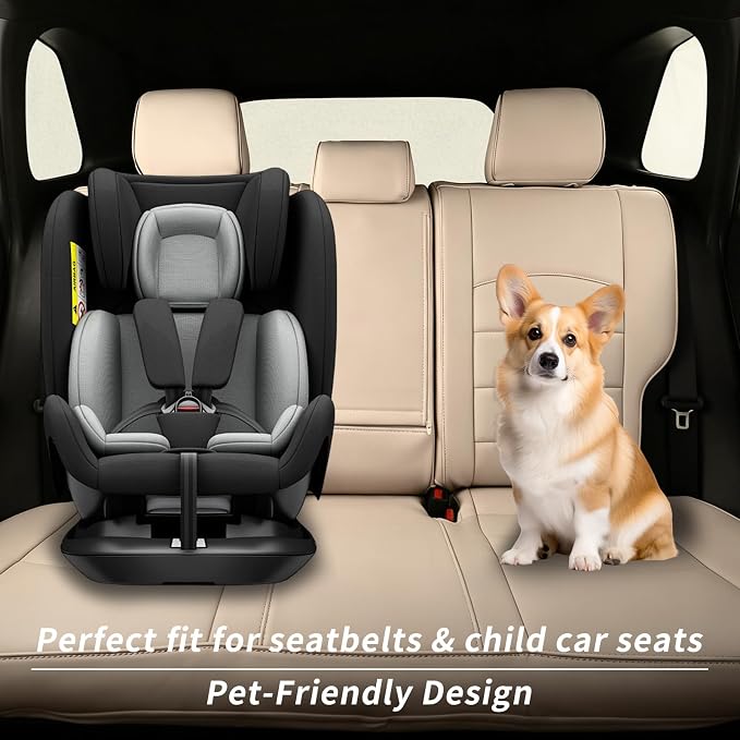 Custom Seat Covers for Toyota 2021-2026 Corolla Hatchback (Full Set,Beige) | 1:1 Custom Fit,Factory Look,Easy Installation,Airbag Compatible,Waterproof & Easy to Clean - Image 2