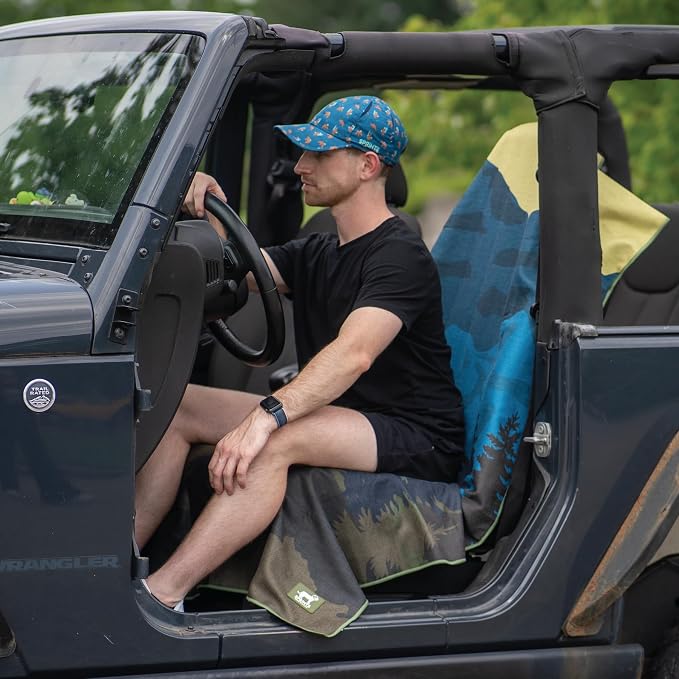 Sprints Athletic Running Towel, Full-Sized, Car Seat Cover - Performance Microfiber… (Grizzly Guide) - Image 6