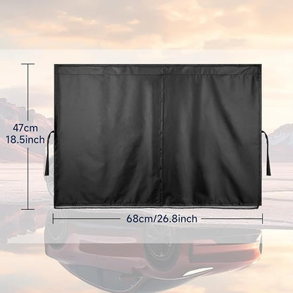 Car Window Shades, Side Window Sun Shades Blocks Heat and UV Rays Glare, Magnetic Car Privacy Safe Curtains for Back Windows, Camping Accessories for Baby - Image 6