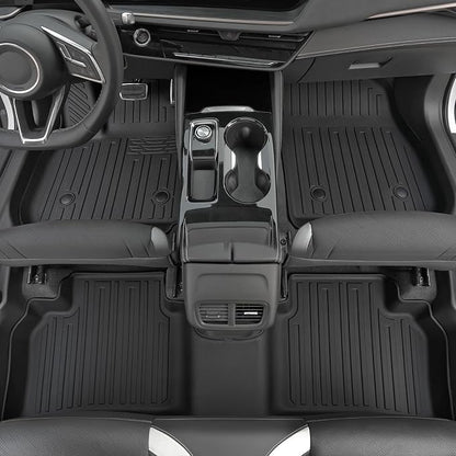 Floor Mats for 2021-2026 Buick Envision Accessories | Full-Coverage Mats Set with Integrated Cargo Liner & Backrest Mat, Odorless & Durable, All-Weather Protection, 3D Laser Fit - Image 4