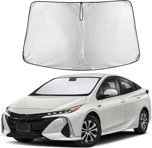 Autovir Windshield Sun Shade Fit for 2023-2025 2026 Toyota Prius Hatchback | Sunshade, Front Car Window Shades Sun Visor, Blocks UV Rays & Heat, Car Accessories by Autovir