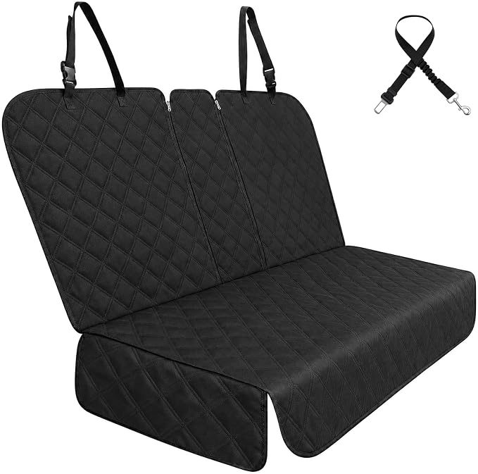 Dog Car Seat Protector, Back Seat Cover for Dogs, SUV & Car Seat Covers 62" | Fits large SUVs & full-size trucks; protects rear bench and car interior from pet hair, kid spills, baby boy mess and stains. by Fidozen%EF%BC%8CLoveOurDogs