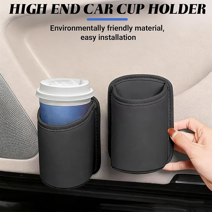 2PCS Large Car Door Cup Holder, Multifunctional Storage Bag Trash Can, Clip On Backseat Pocket Beverage Holder, Waterproof Car Cup Holder, for Water Cup Mobile Phone Change Storage Box - Image 6