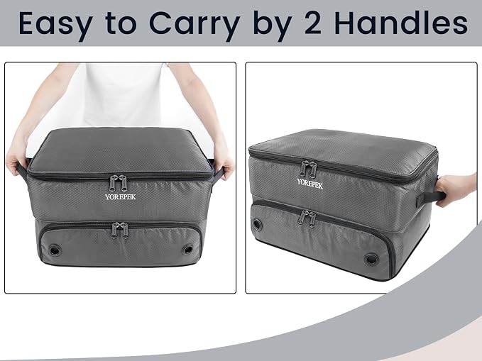 YOREPEK Golf Gifts for Men, 2 Layer Golf Trunk Organizer for 2 Pair Shoes | Waterproof Car Trunk Locker with Separate Ventilated Compartment for Balls, Tees, Clothes, Gloves, Birthday Gifts for Golfers - Image 8