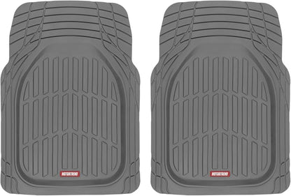 Motor Trend (2) Car Seat Covers for Front Seats with (2) Trimmable Car Floor Mats – Universal Fit Auto Accessories for Cars, Trucks, SUVs, Vans – Interior Protection and Vehicle Interior Shield Combo - Image 6