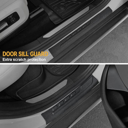Floor Mats for 2019-2026 BMW X5 5-Seats Accessories | Full-Coverage Mats Set with Integrated Cargo Liner & Backrest Mat, Odorless & Durable, All-Weather Protection, 3D Laser Fit - Image 7