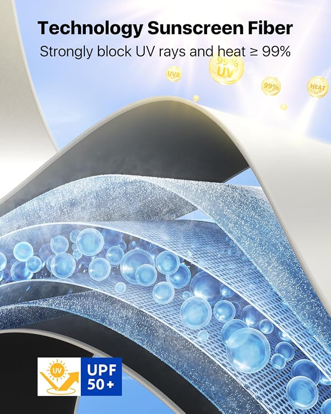 TrySpace Car Windshield Sun Shade Umbrella - [Nano-Ice-Crystal Coatings] Protect Car from Sun Rays & Heat Damage Keep Cool and Protect Interior Medium (56" L x 31" W) - Image 3