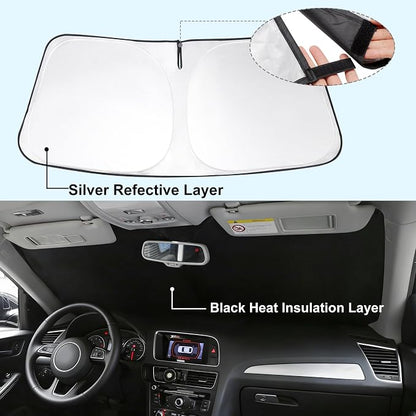 Windshield Sun Shade for 2023-2026 Sportage Kia | Foldable, Full covered for windshield, Block UV Rays, Heat Reduction, Easy to install, Keeps Car Cooler - Image 5