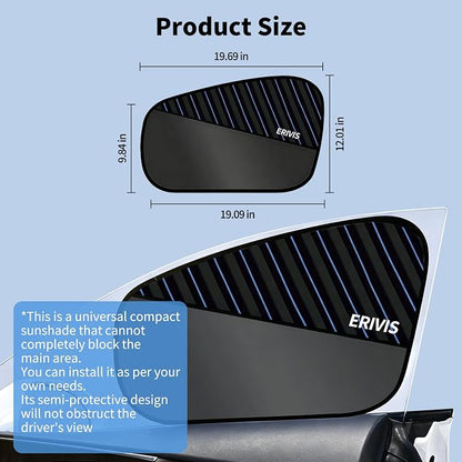 2PCS Rear Side Window Mesh Shades for 2017-2025 Mazda CX-5 | for 2017-2025 Mazda CX-5 Accessories, Sun & Heat Block Privacy Window Covers, UV Protection for Kids, Pets & Outdoor Travel - Image 6
