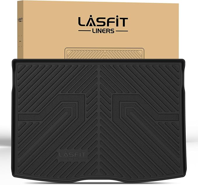 LASFIT Cargo Mat for Jeep Renegade 2015-2023 | All Weather, TPE, Custom Fit Accessories, Trunk Mat, Cargo Liner, Black by LASFIT
