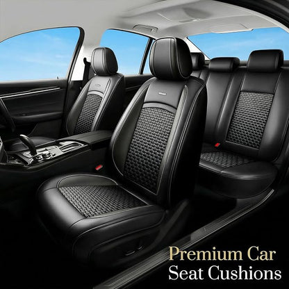 Fit Prius Car Seat Covers for Toyota Prius 2001-2026, Summer Ice Silk Breathable, Waterproof, All-Weather Automotive Seat Cushion Protector, Airbag Compatible (5 Seats, Black) - Image 2