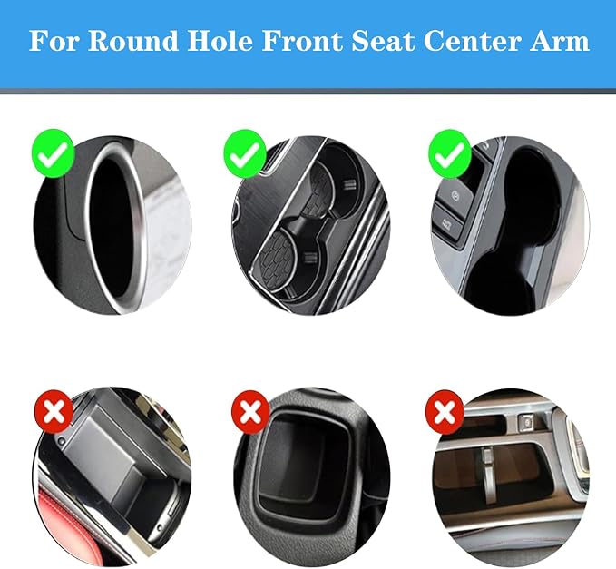Adjustable Expandable Cup Holder for car Most Cars Trucks SUVs.-Car Cup Holder Expander fit cola Coffee Cups,2 in 1 cupholder Expander Compatible with Big Paper Bucket. (BJ-2380) - Image 6